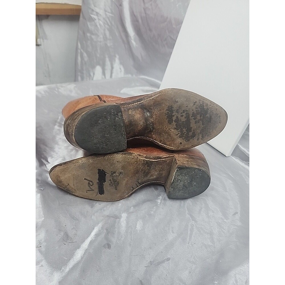 Frye Brown Leather western  Boots Women 8.5B  5G18791  4681 - Picture 6 of 8